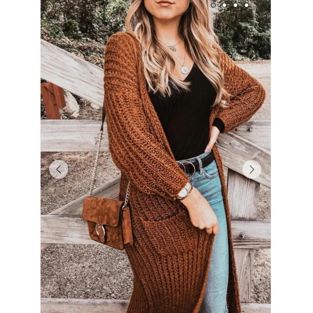 New*‎ Cardigan Maxi